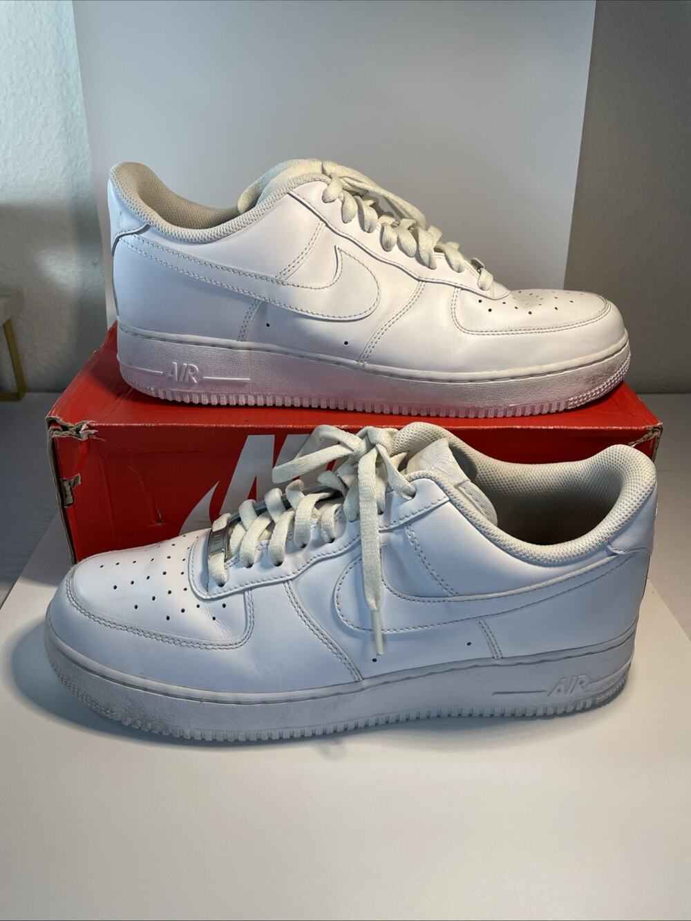 Size 12 - Nike Air Force 1 '07 Low Triple White Sz 12